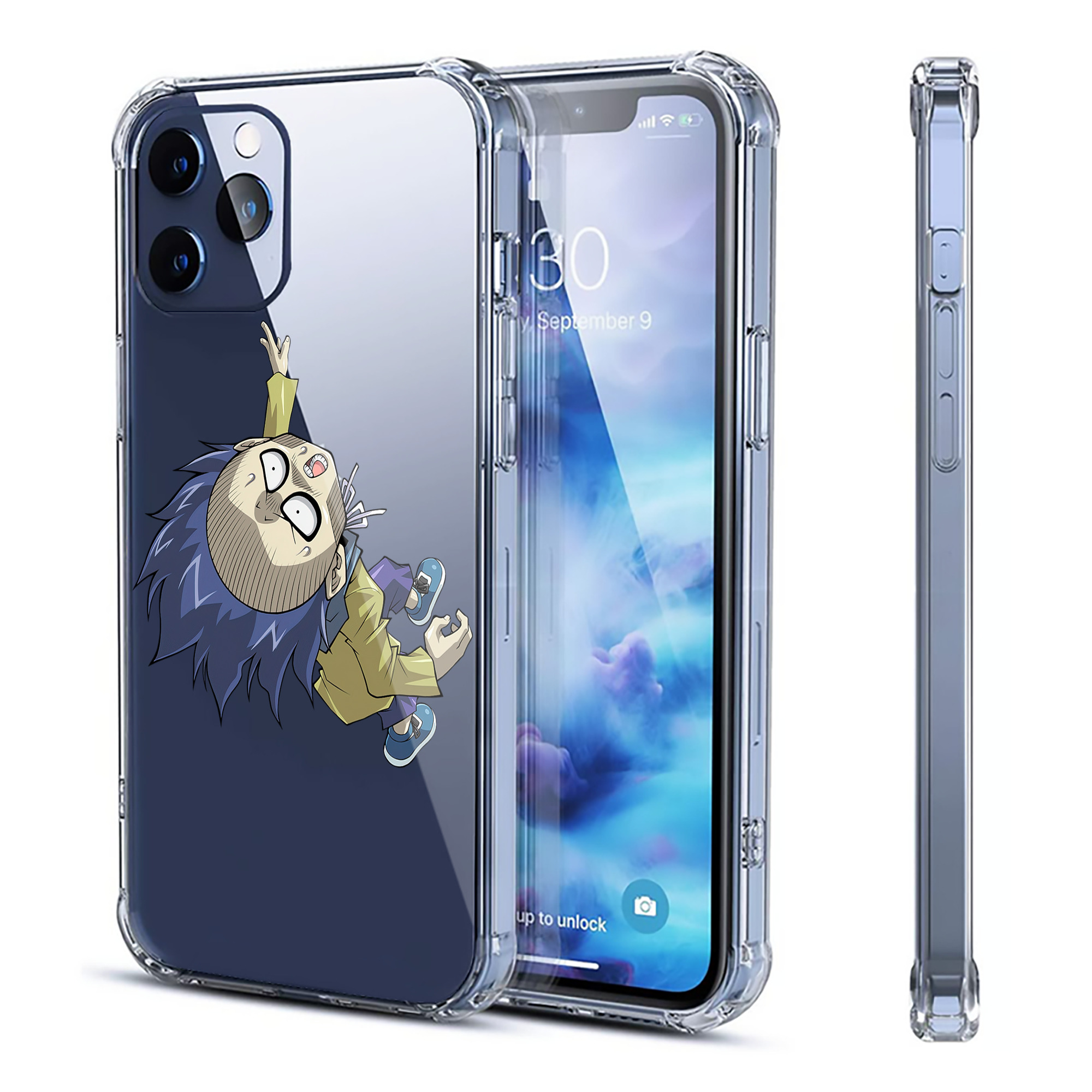 （画像用） 遊☆戯☆王 Yu-Gi-Oh! 【iPhone 12シリーズ対応】透明スマホケース（クリアソフトケース）